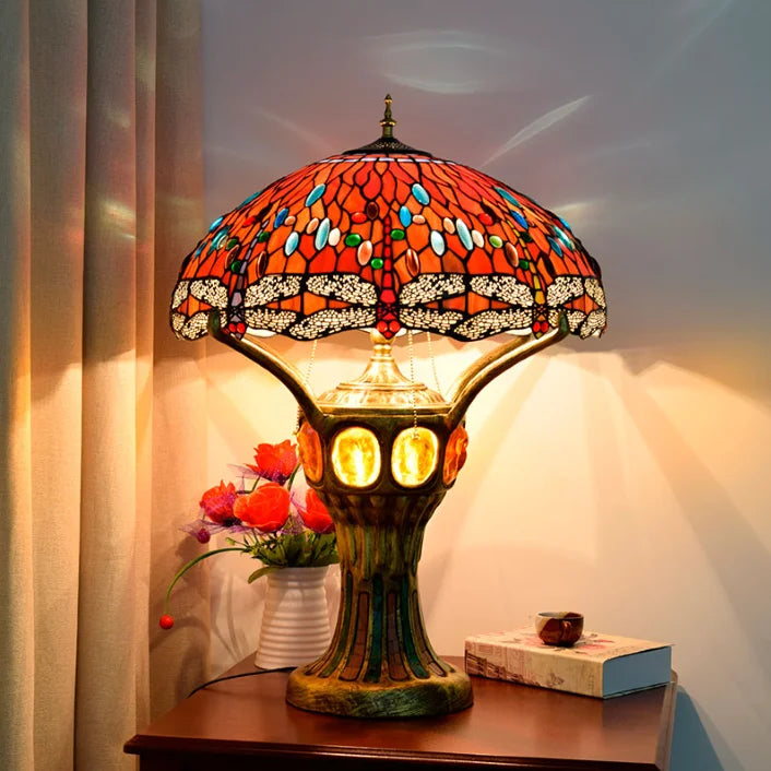 Tiffany Parrot Chandelier