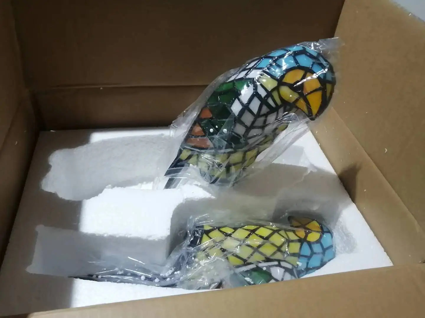 Tiffany Parrot Chandelier
