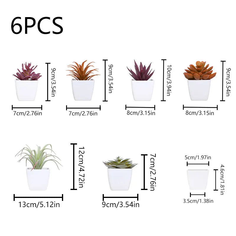 1SET Simulation Mini Potted Plant