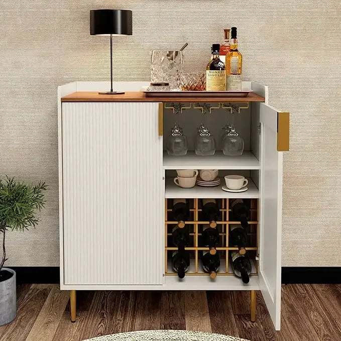 Sideboard Cabinet with Wine Rack & Drawers