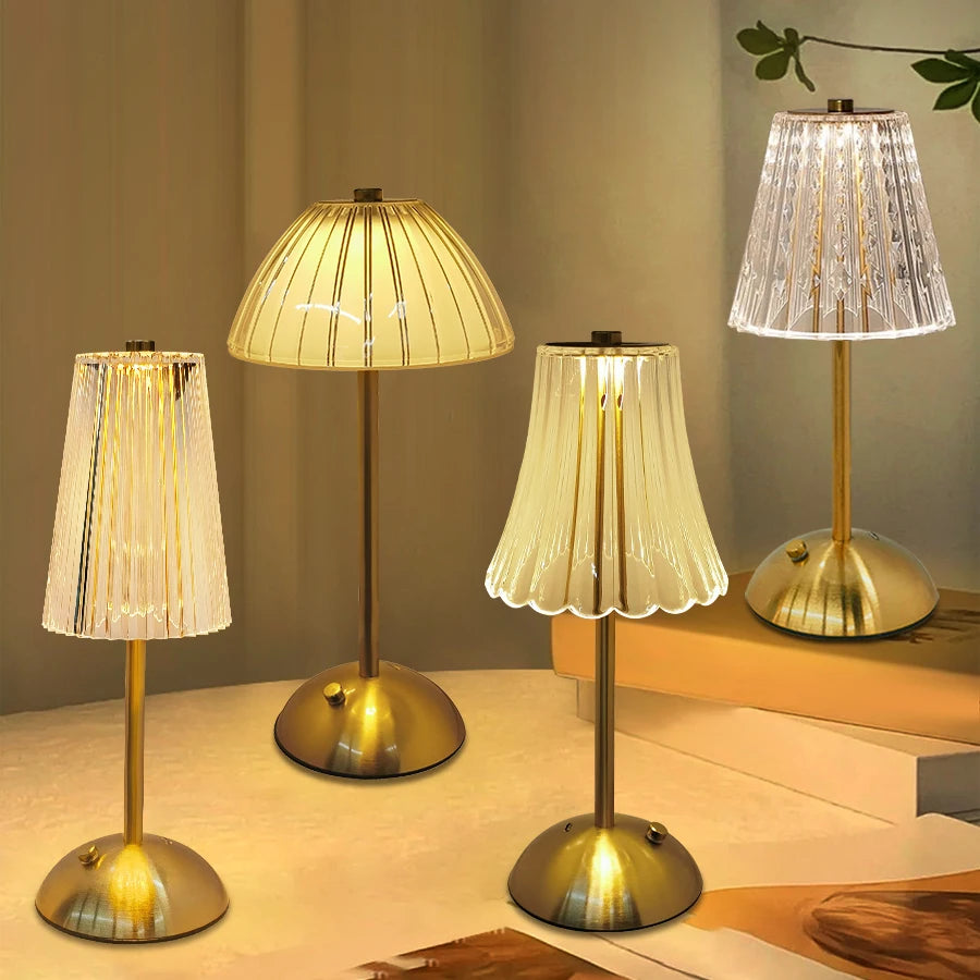 LED Table Lamp Touch Sensor Dimmable Night Light