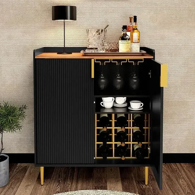 Sideboard Cabinet with Wine Rack & Drawers