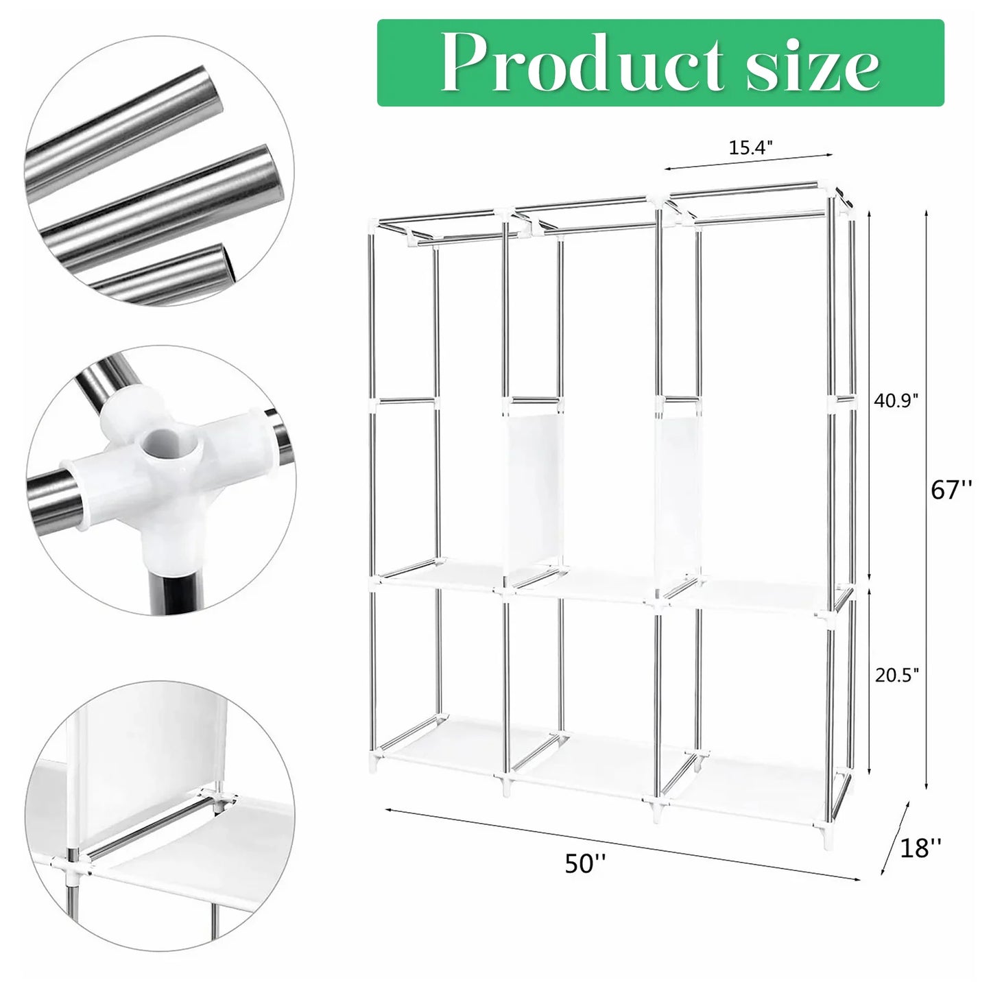 Closet Organizer Storage Rack