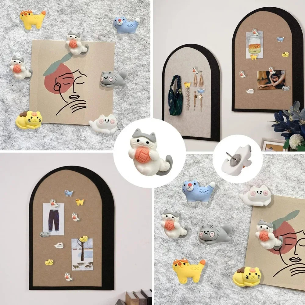 30 pcs Cartoon Push Pins for Cork Board