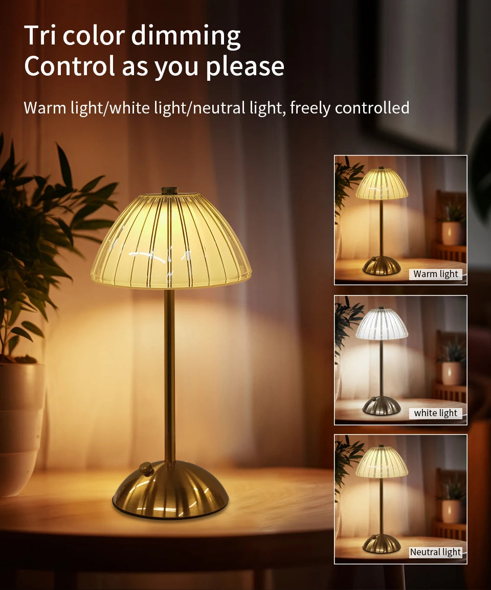 LED Table Lamp Touch Sensor Dimmable Night Light