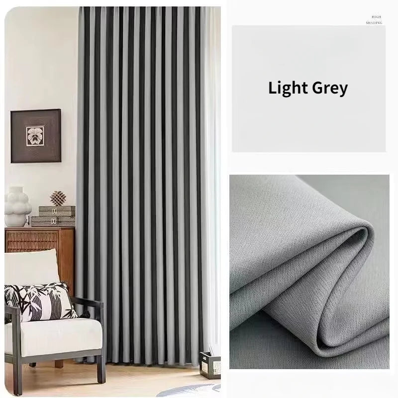 Blackout Curtains Linen Solid Color