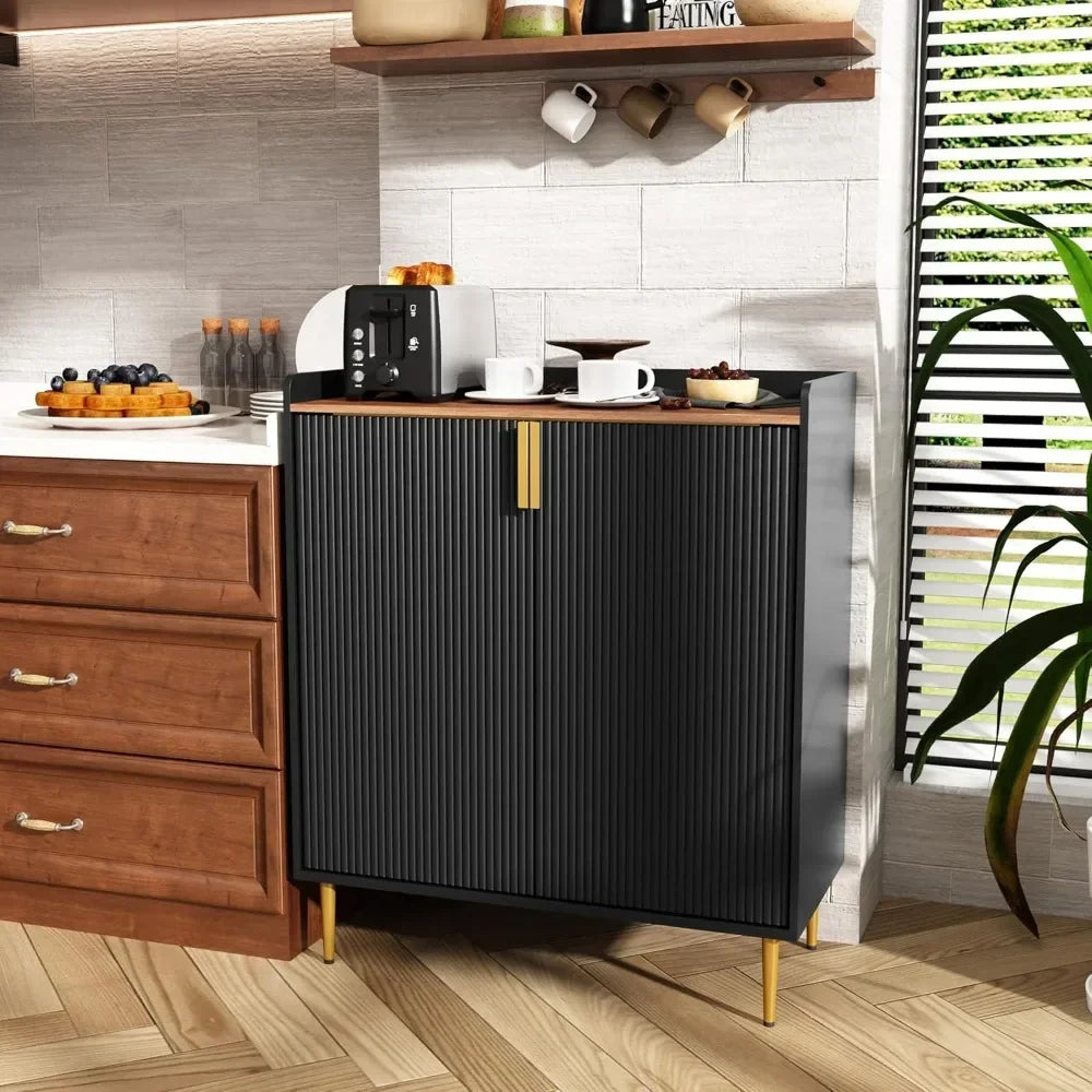Sideboard Cabinet with Wine Rack & Drawers