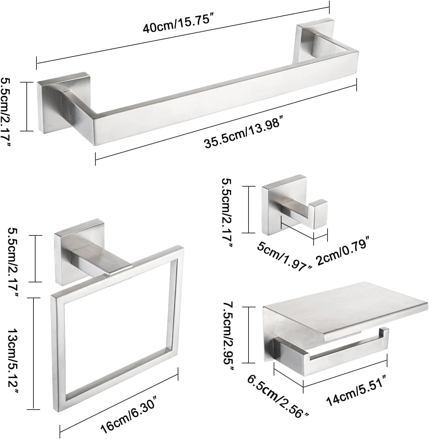 Bathroom Hardware Set