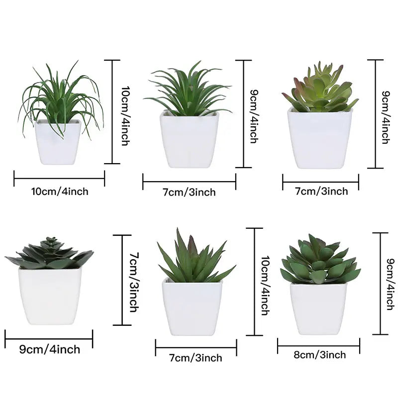 1SET Simulation Mini Potted Plant