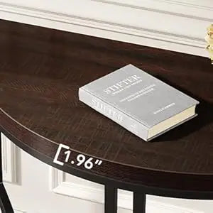 43 Inch Half Moon Table for Entryway