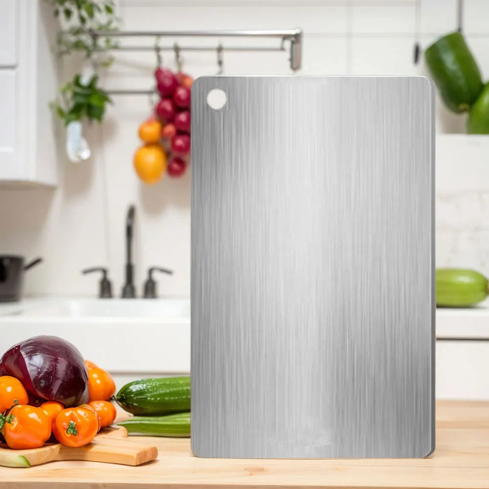 Stainless Steel Cutting Board Double Sided