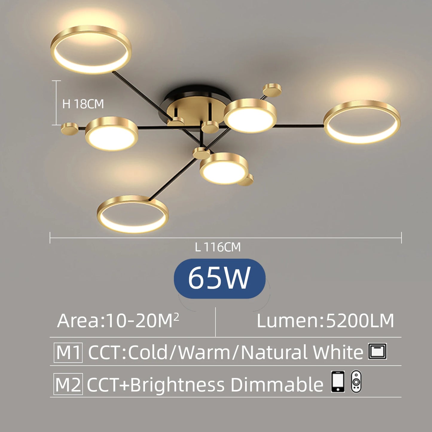LED Chandelier Light