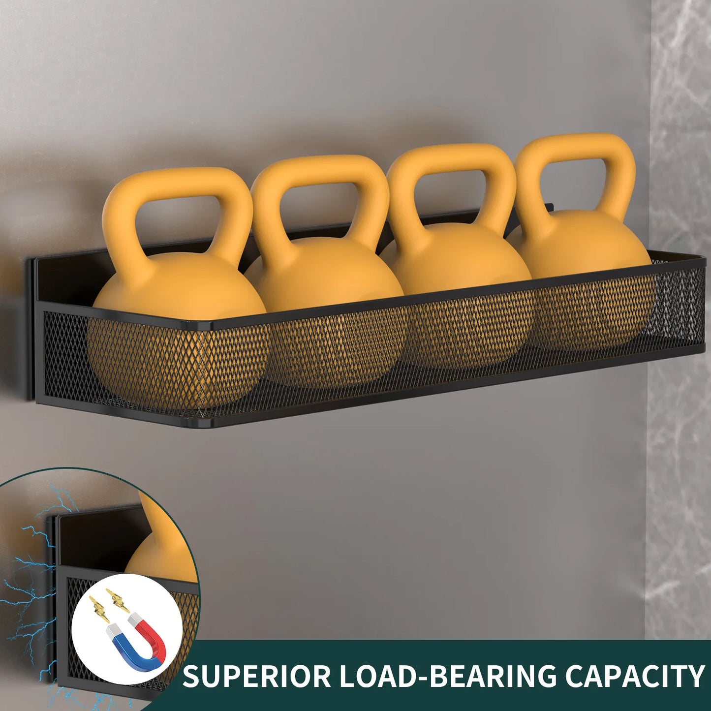 4 Packs of Magnetic Spice Rack for Refrigerator