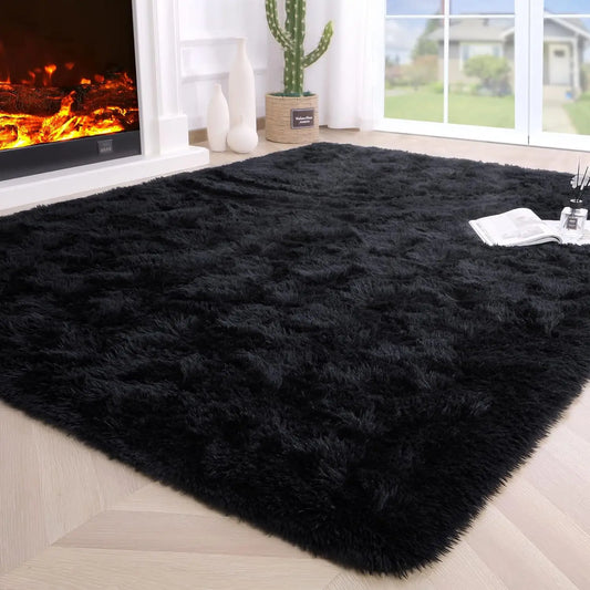 Fluffy Area Rug Non Slip for Hardwood Floors