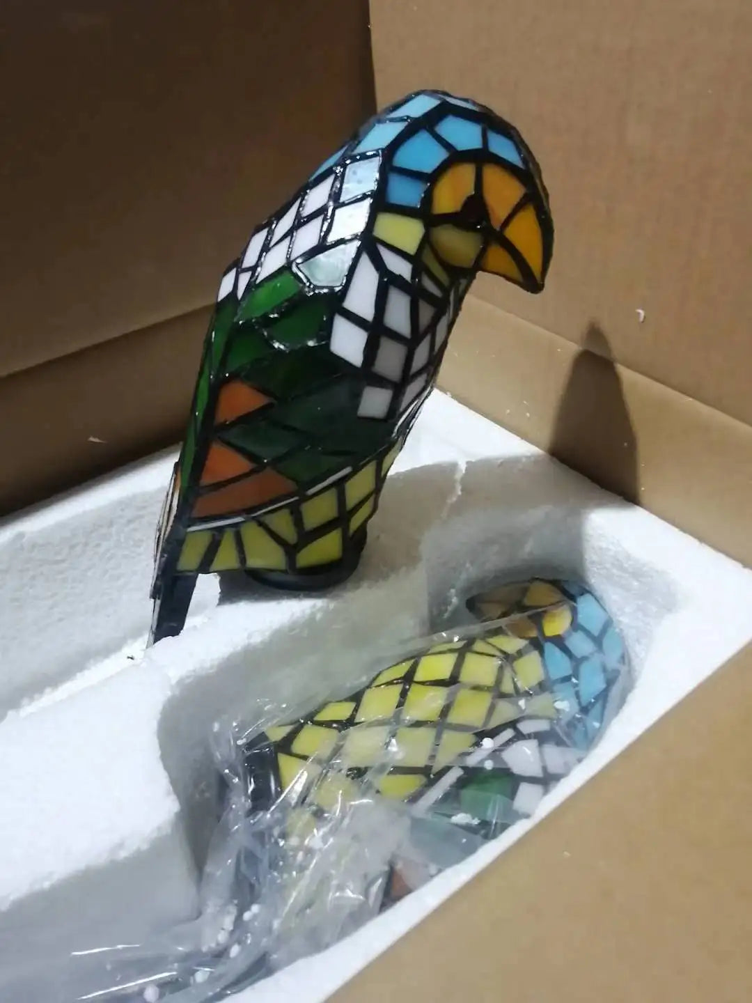 Tiffany Parrot Chandelier