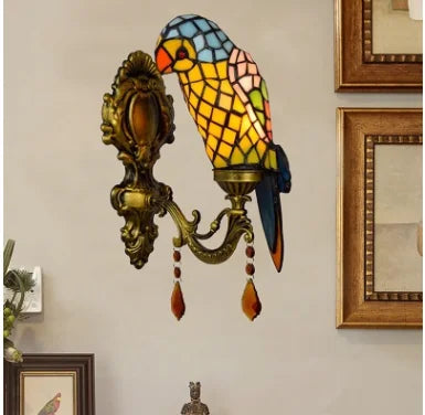 Tiffany Parrot Chandelier