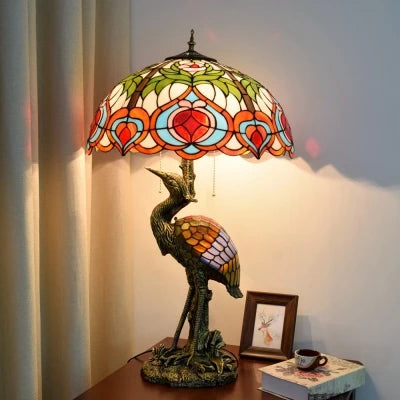 Tiffany Parrot Chandelier