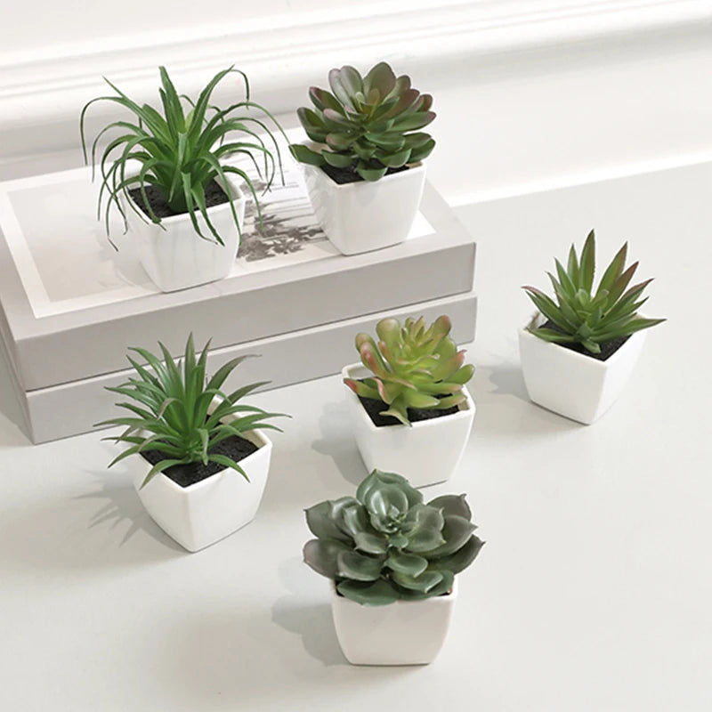 1SET Simulation Mini Potted Plant