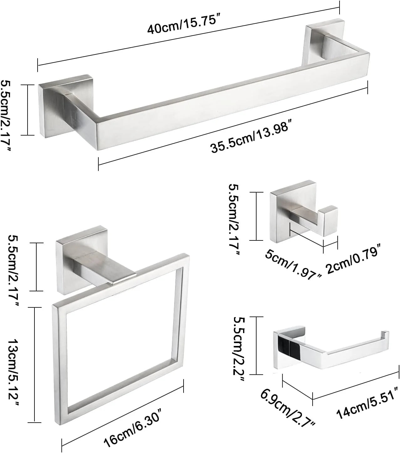 Bathroom Hardware Set