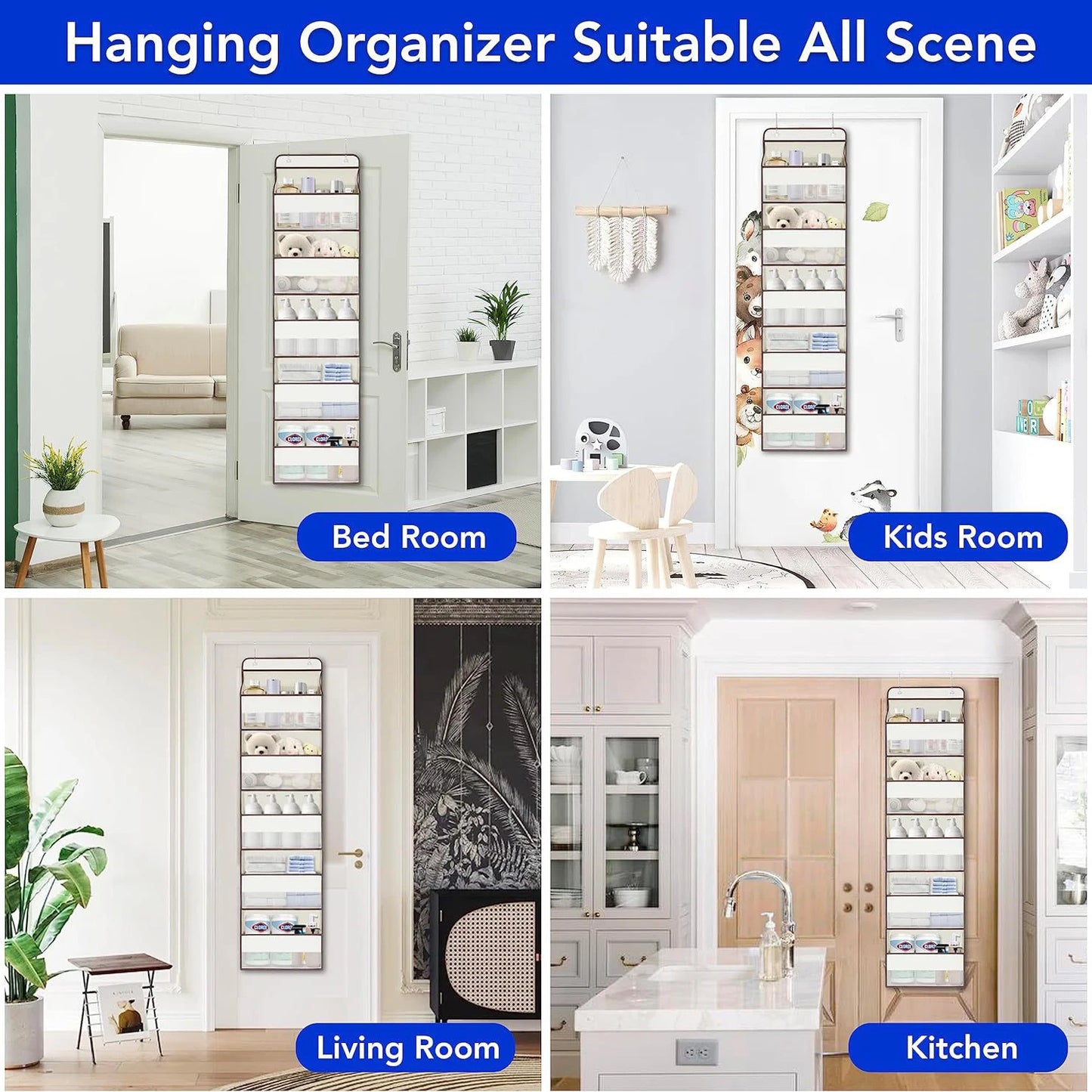 5 Layer Hanging Organizer Over The Door