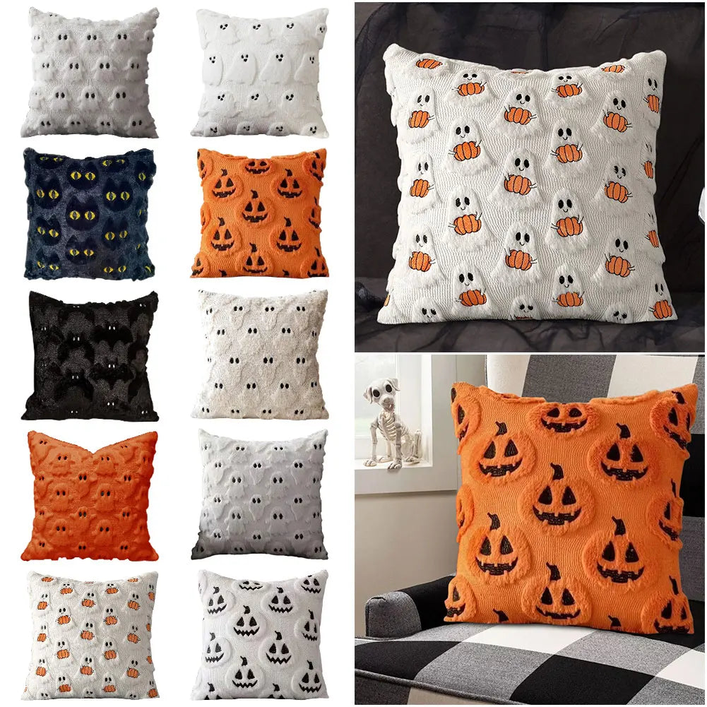 Halloween Ghost Pumpkin Pillowcase