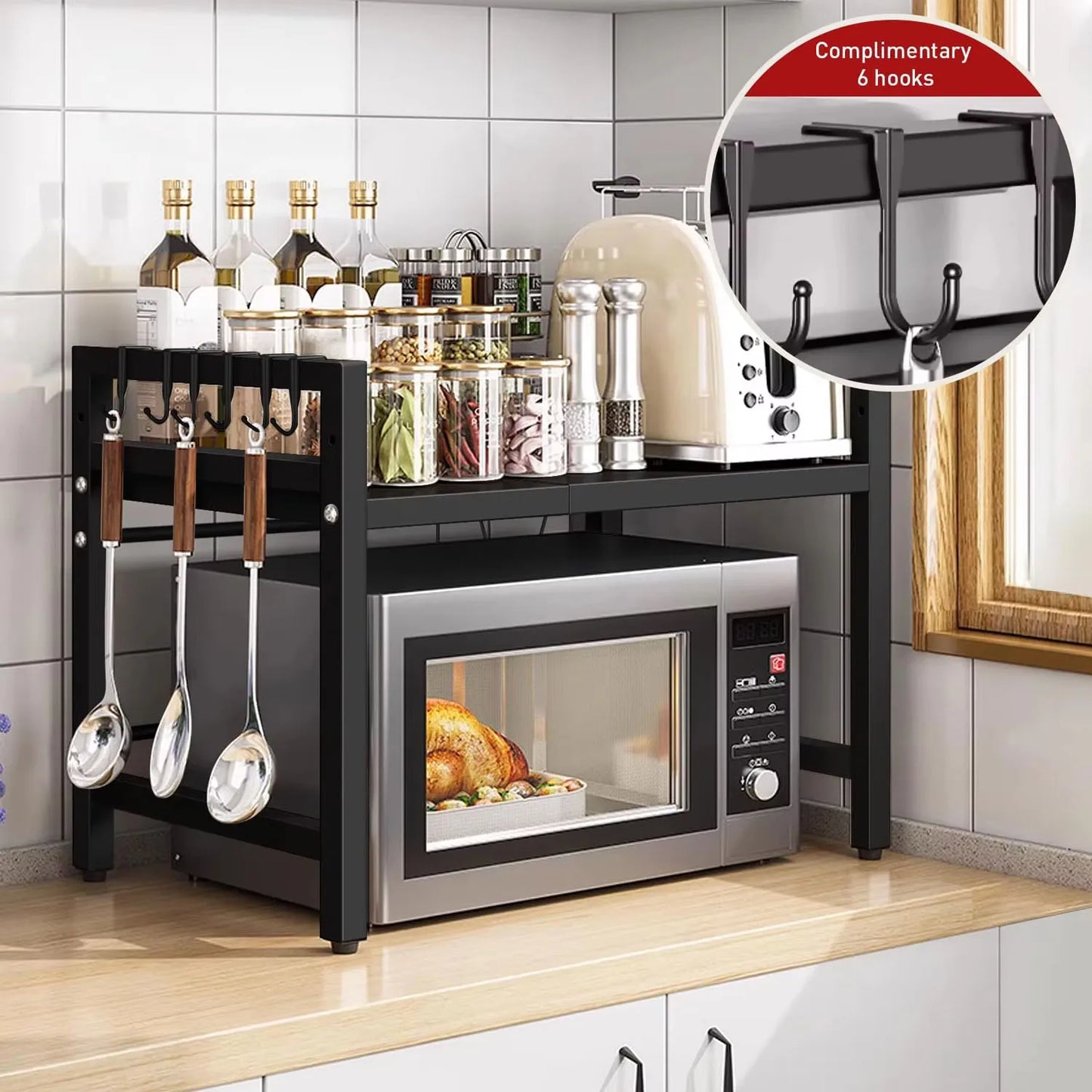 Countertop organizer 1pc Expandable 42-64cm , Moisture And Rust Proof