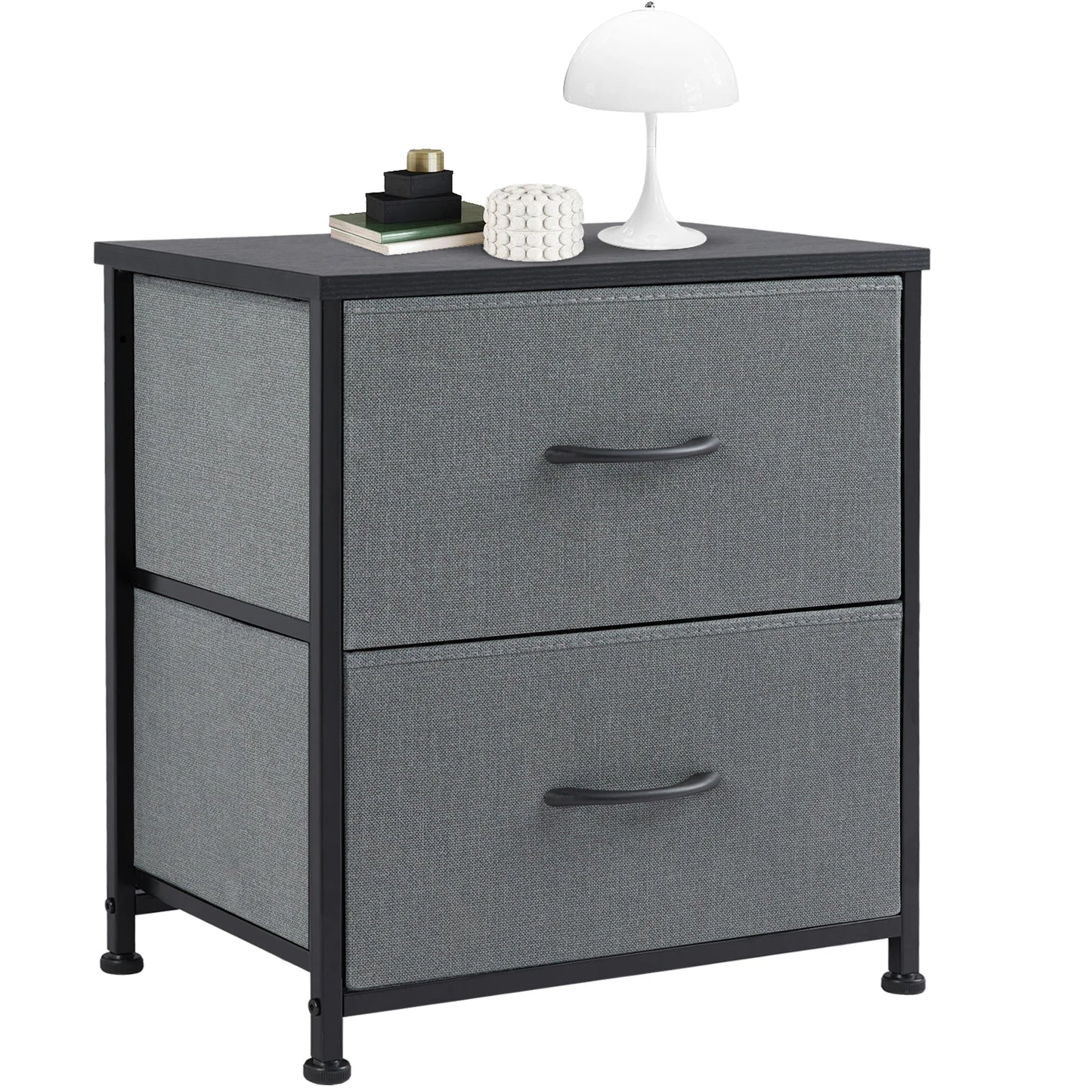 2 Drawers Nightstand