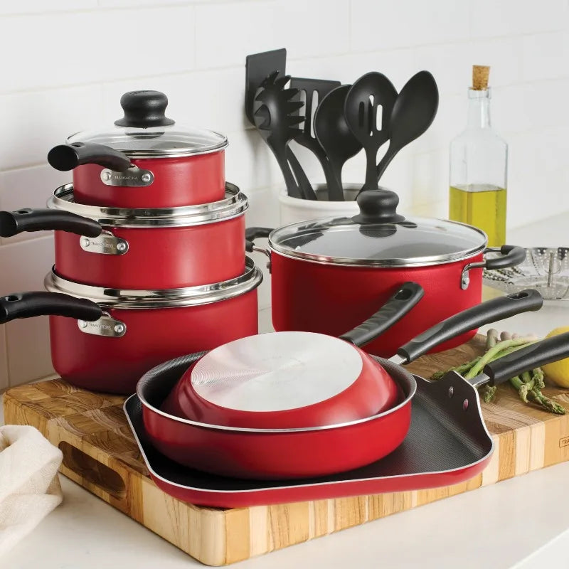 18-Piece Non-Stick Cookware Set