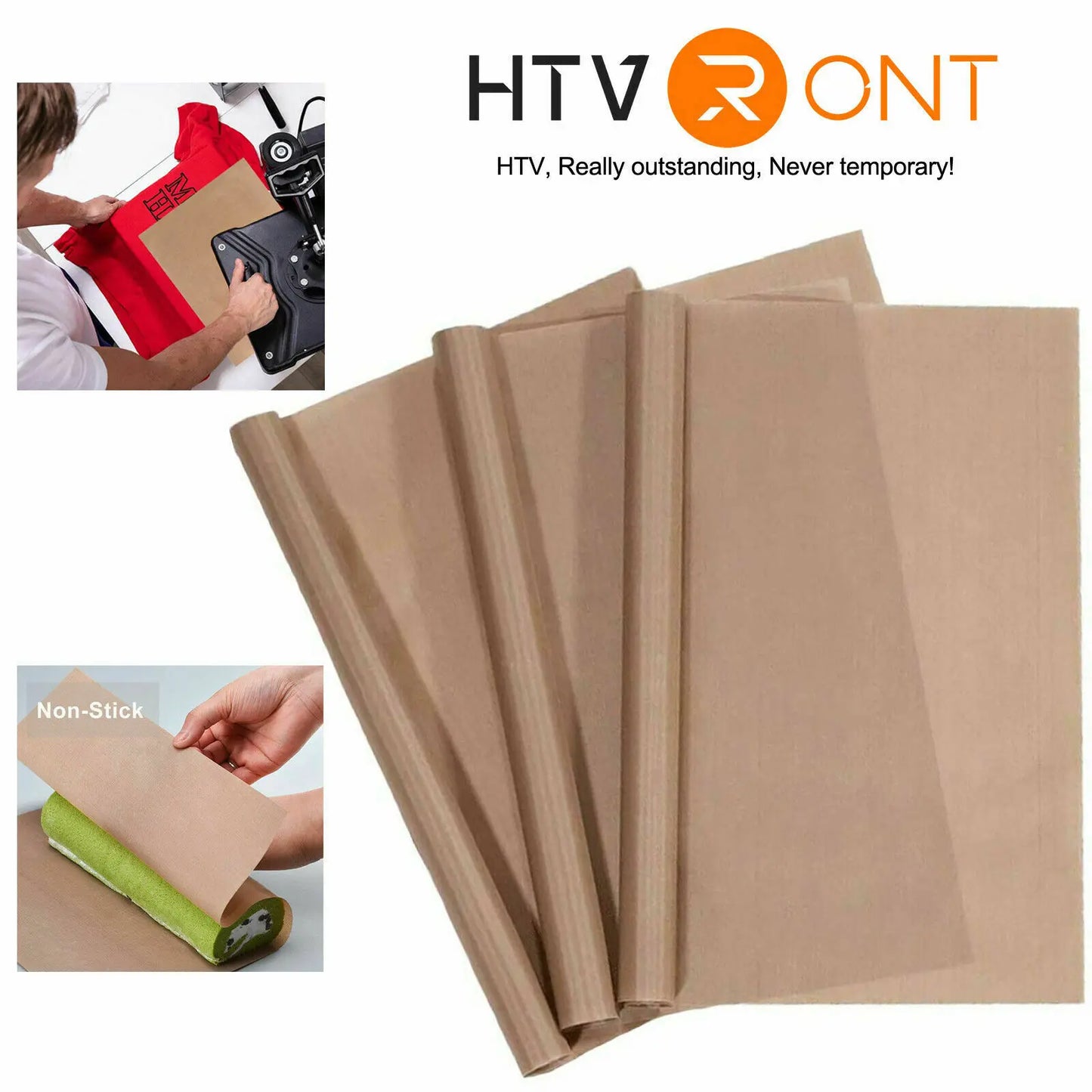 3pcs Reusable Heat Resistant Baking Mat