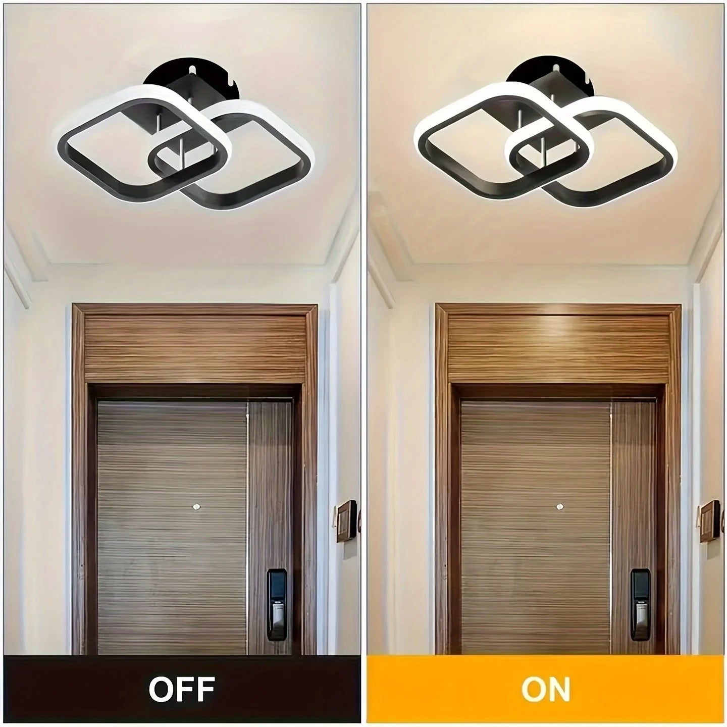 Double-Sided Square Ceiling Light