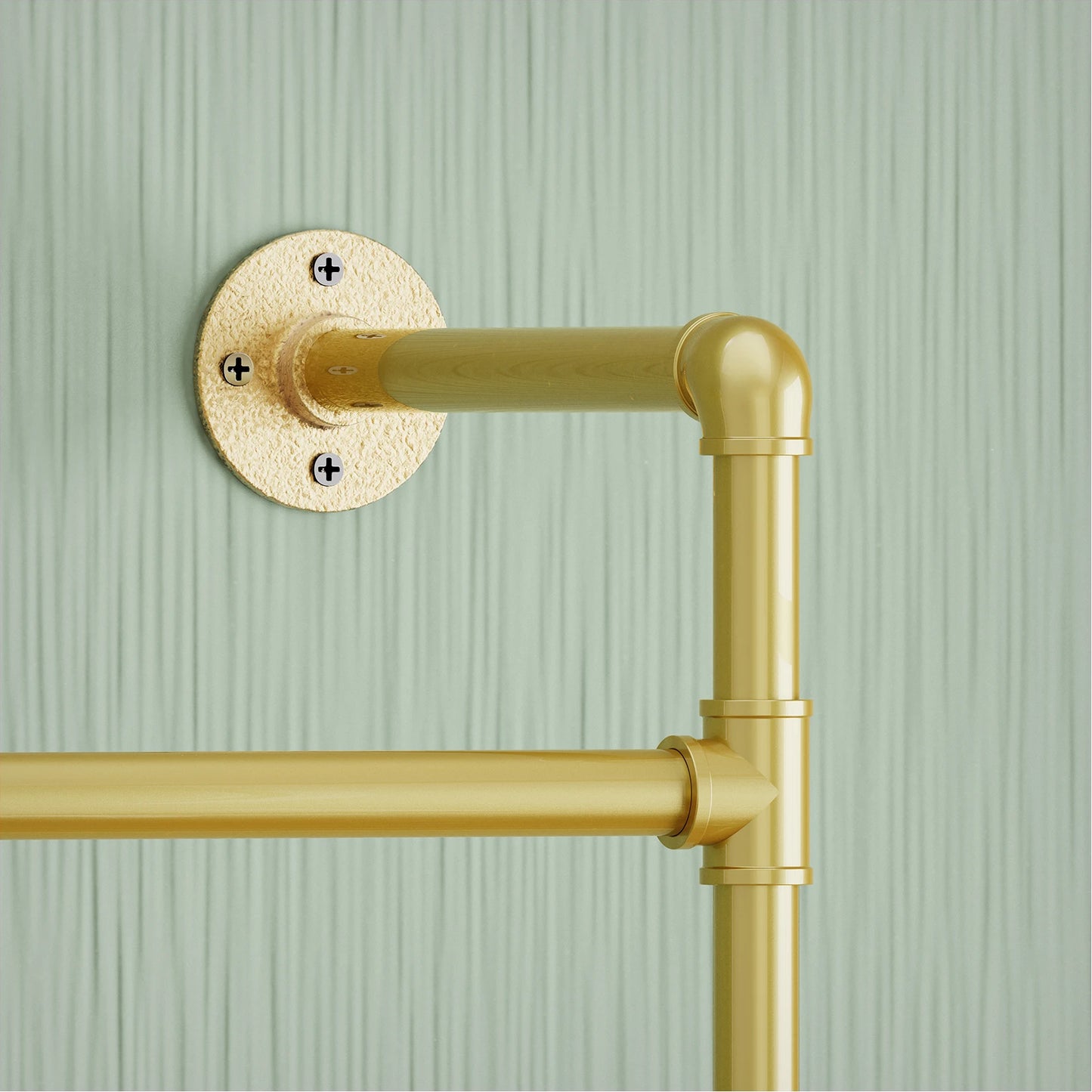 Industrial Pipe Clothing Rack