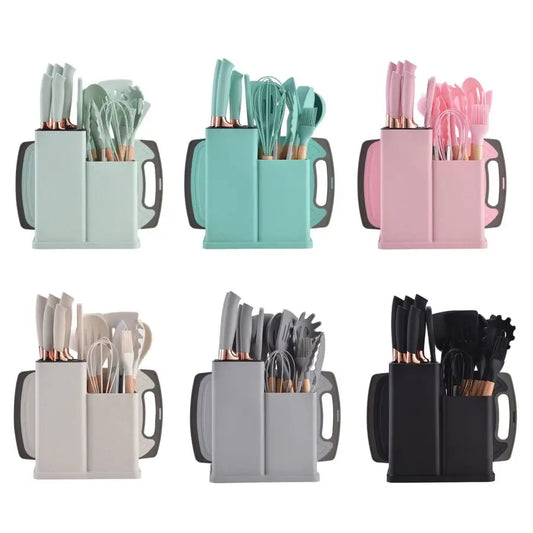 19pcs Silicone Kitchenware Set