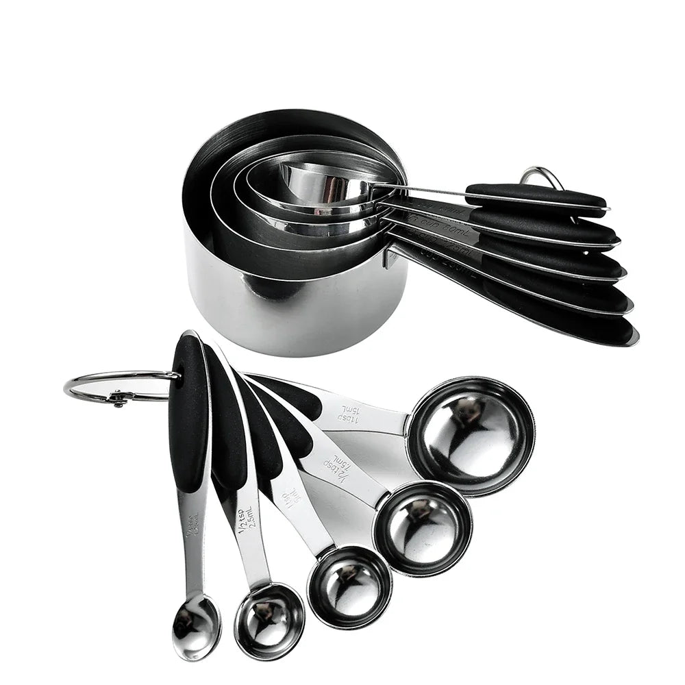 Stainless Steel Measuring Cups And Spoons