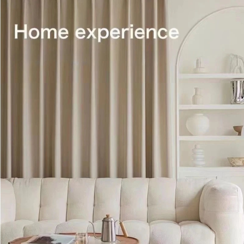 Blackout Curtains Linen Solid Color