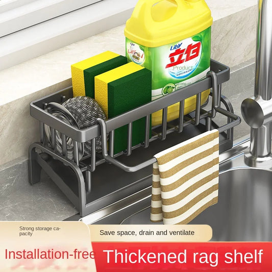 Kitchen Cleaning Cloth Storage Draining Rack