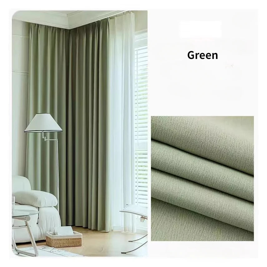 Blackout Curtains Linen Solid Color