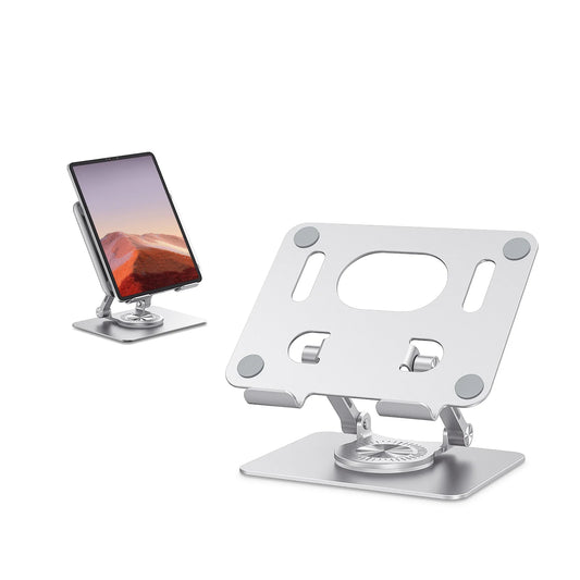Tablet Stand Adjustable with 360 Swivel Base