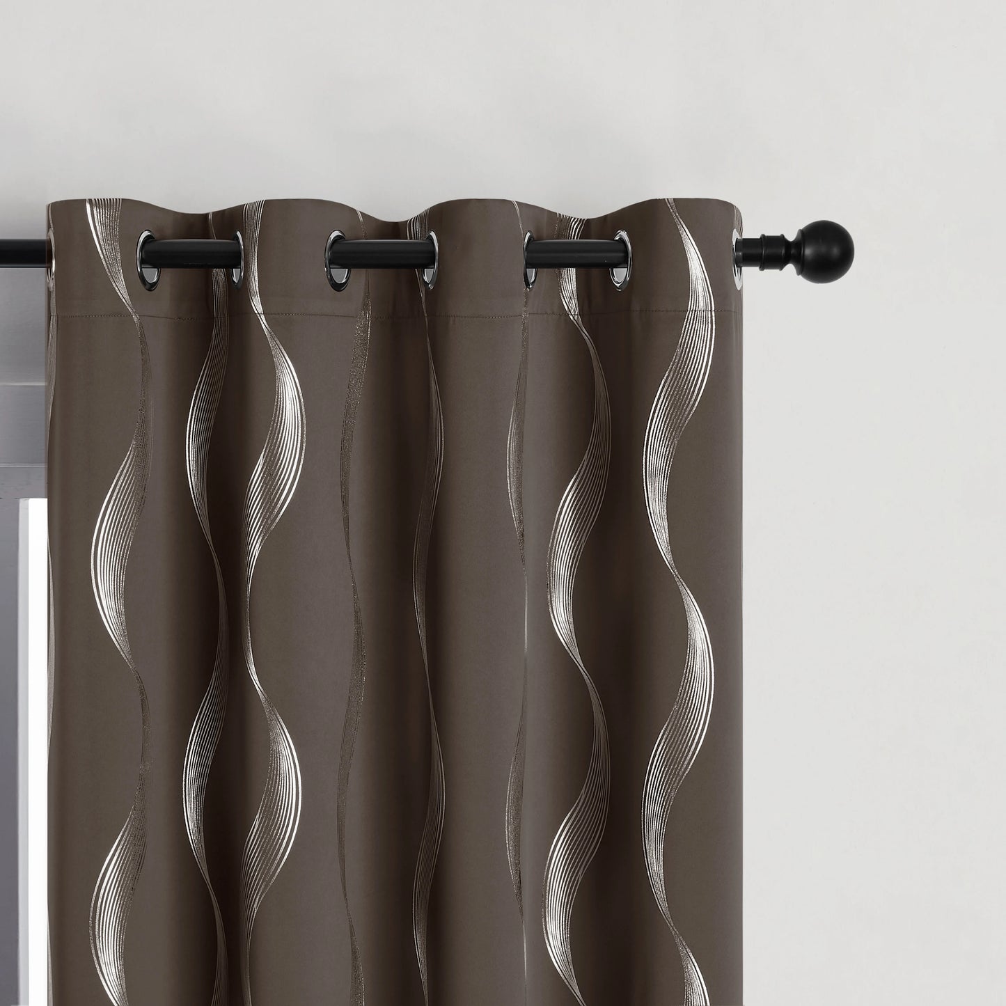 4PCS Blackout Curtains