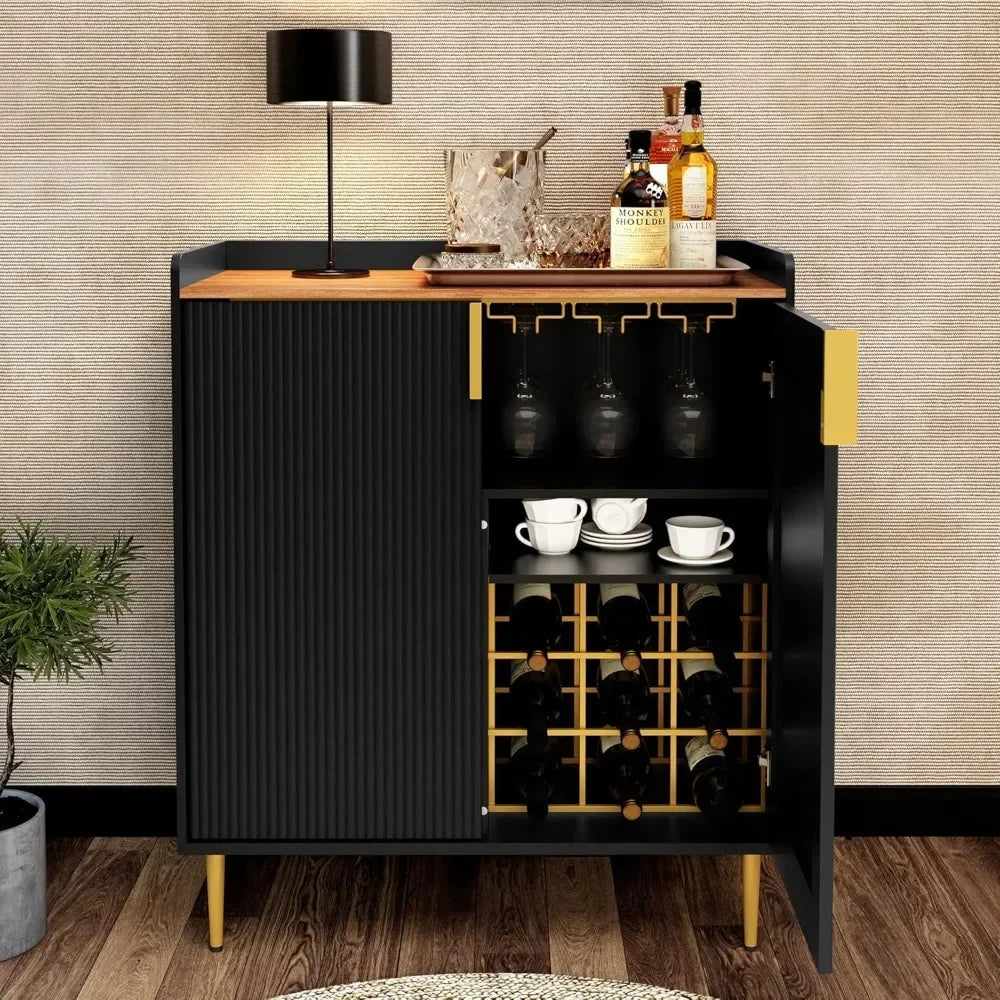 Sideboard Cabinet with Wine Rack & Drawers