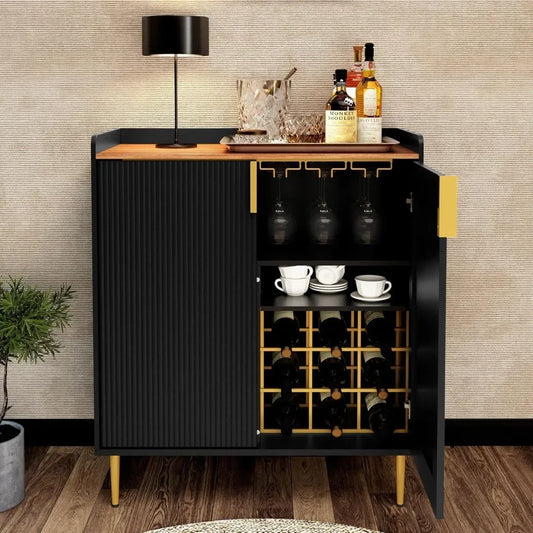 Sideboard Cabinet with Wine Rack & Drawers