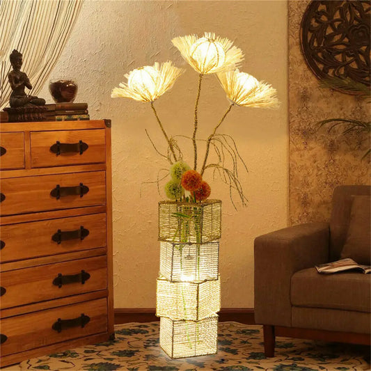Dimmable Standing Floor Flower LED Light