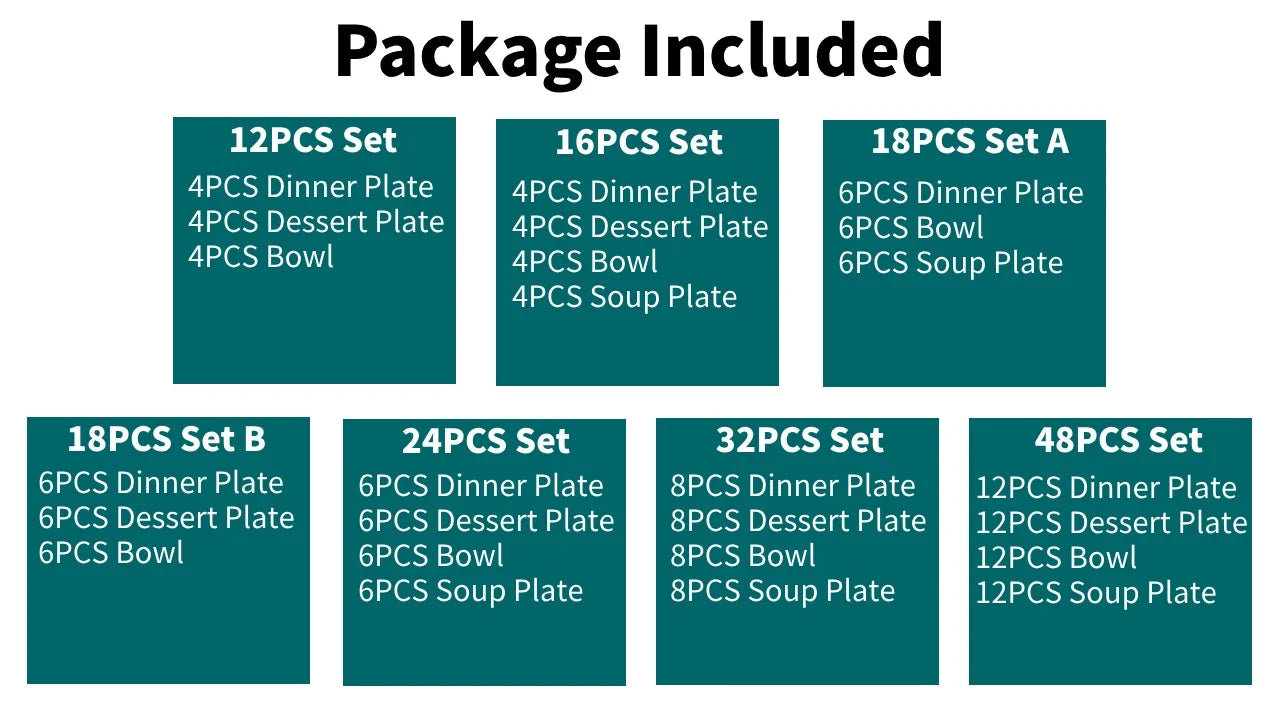 Ceramic Dinnerware Set