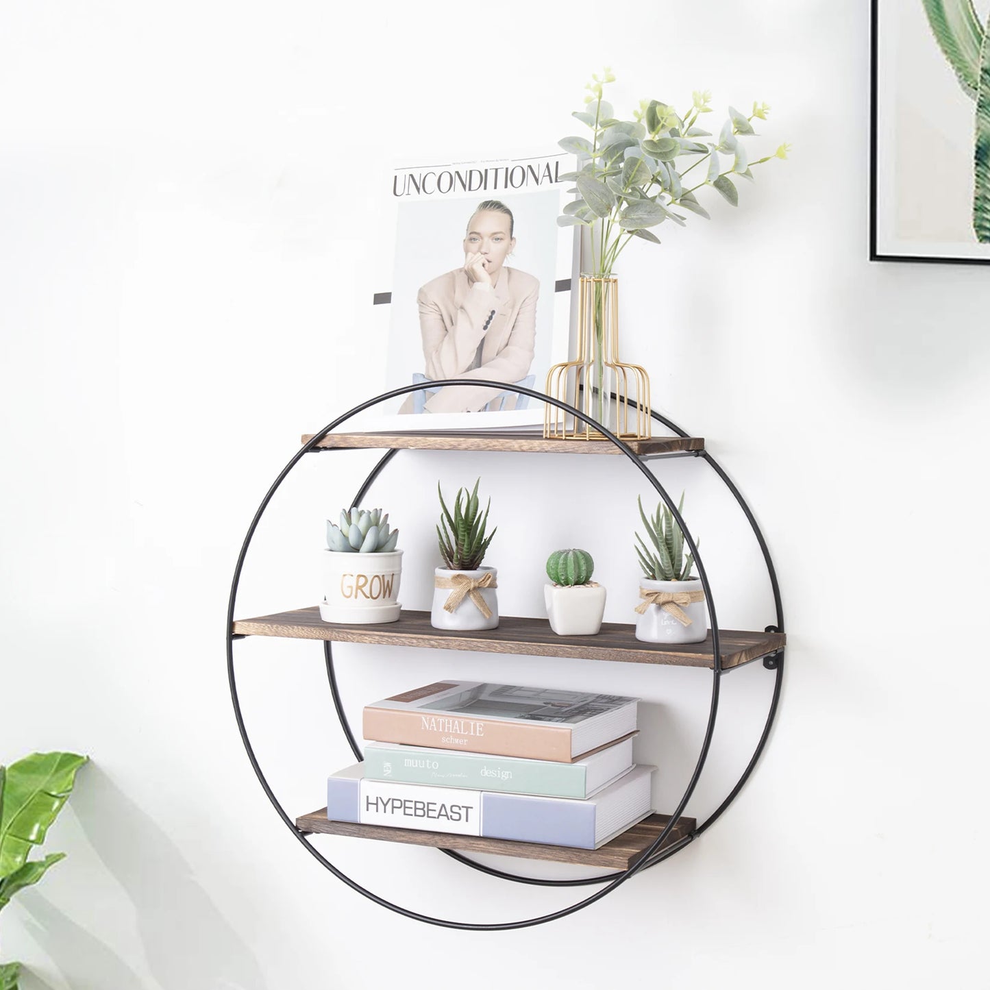 3 Tier Wall Hanging Shelf