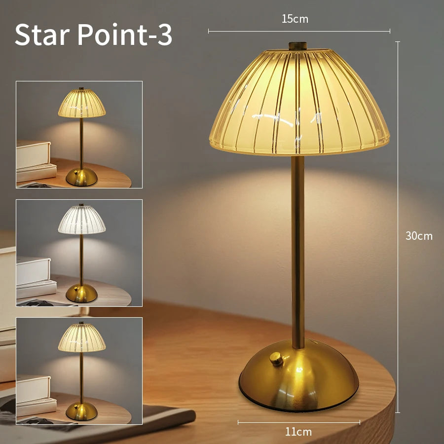 LED Table Lamp Touch Sensor Dimmable Night Light