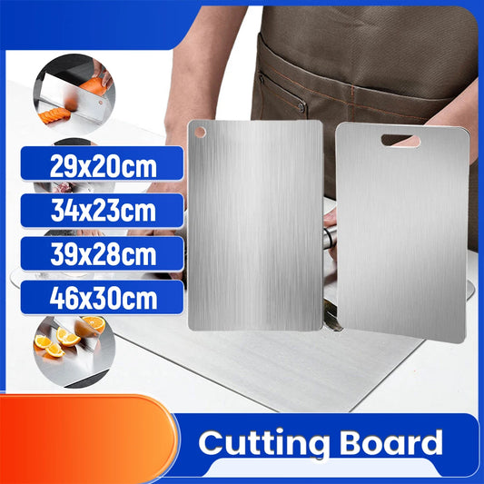 Stainless Steel Cutting Board Double Sided