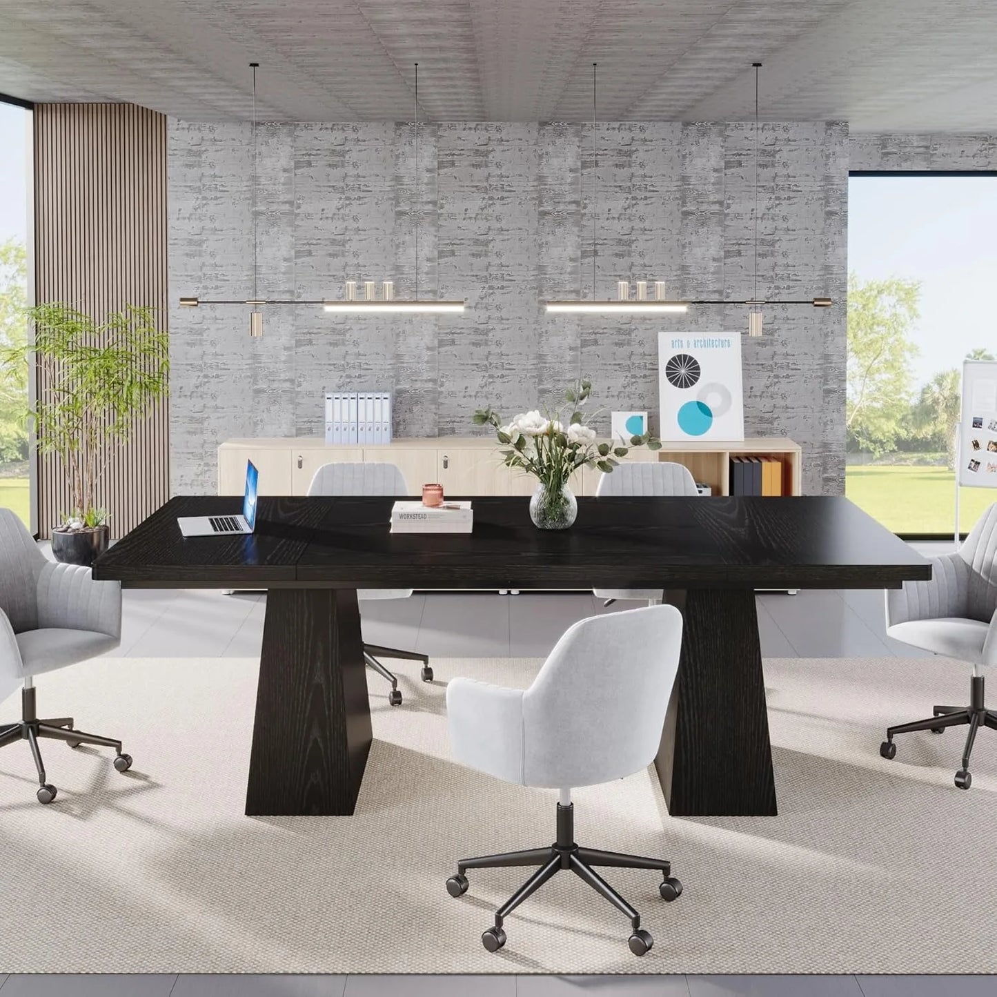 Black Dining Table for 4-6