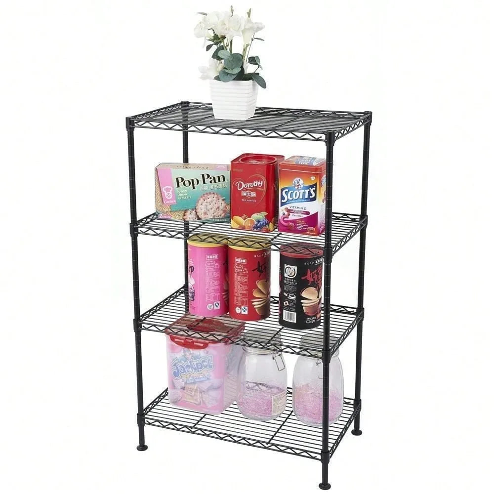 4-Tier Adjustable Shelving Unit