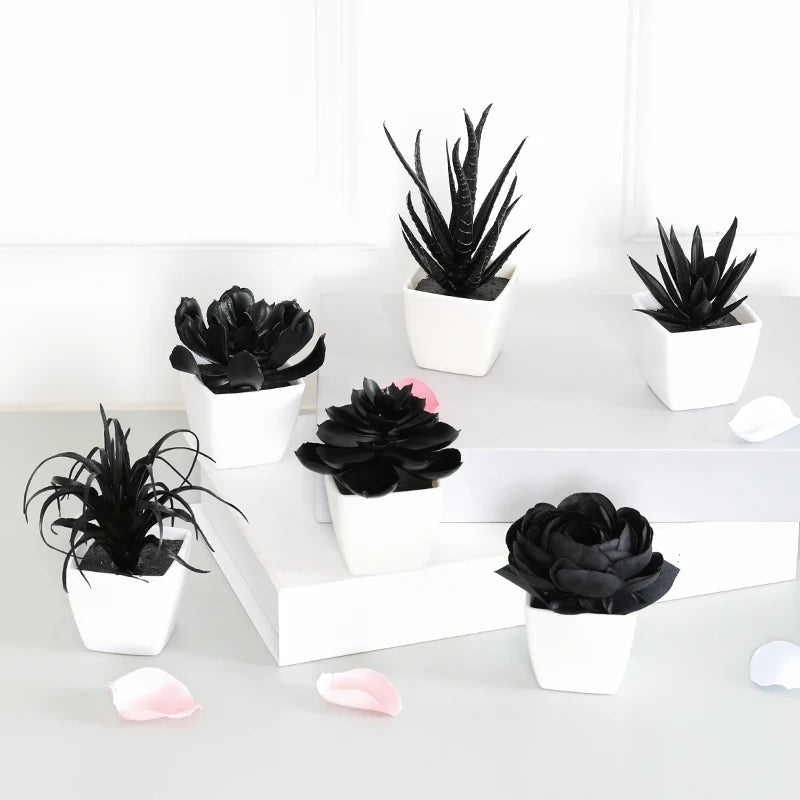 1SET Simulation Mini Potted Plant