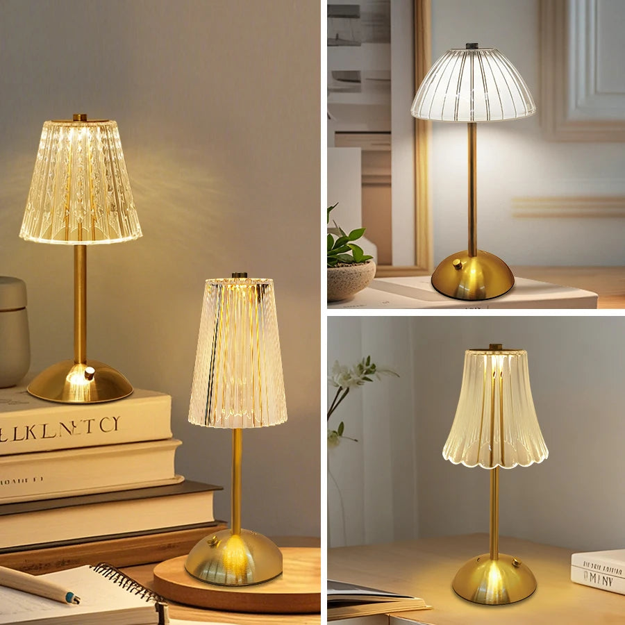 LED Table Lamp Touch Sensor Dimmable Night Light