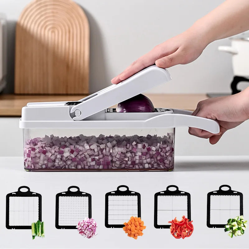 26 piece set multifunctional vegetable slicer